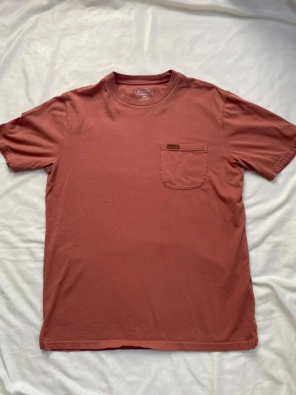 Pendleton Men's Deschutes Pocket Short Sleeve T-Shirt, Brown Terracota, Size S